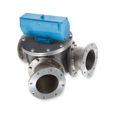 Heavy duty, water-proof, explosion-proof granular diverter valve