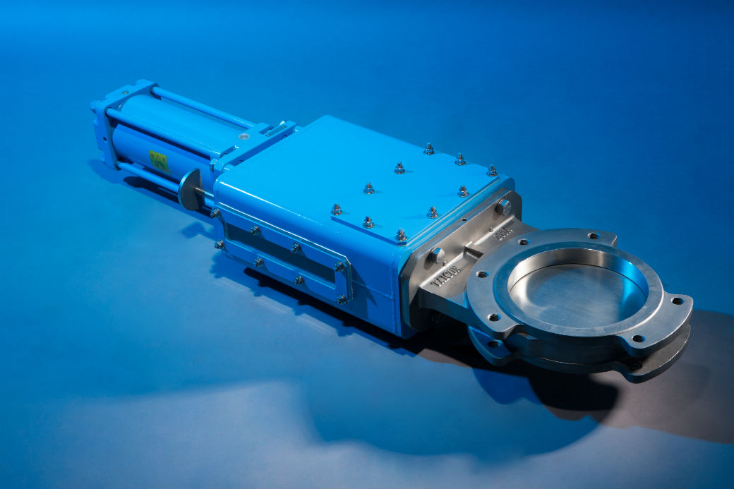 enclosed pneumatic knife gate valve