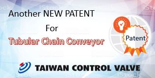 Another new patent for tubular chain conveyor