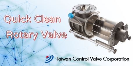 quick clean rotary valve