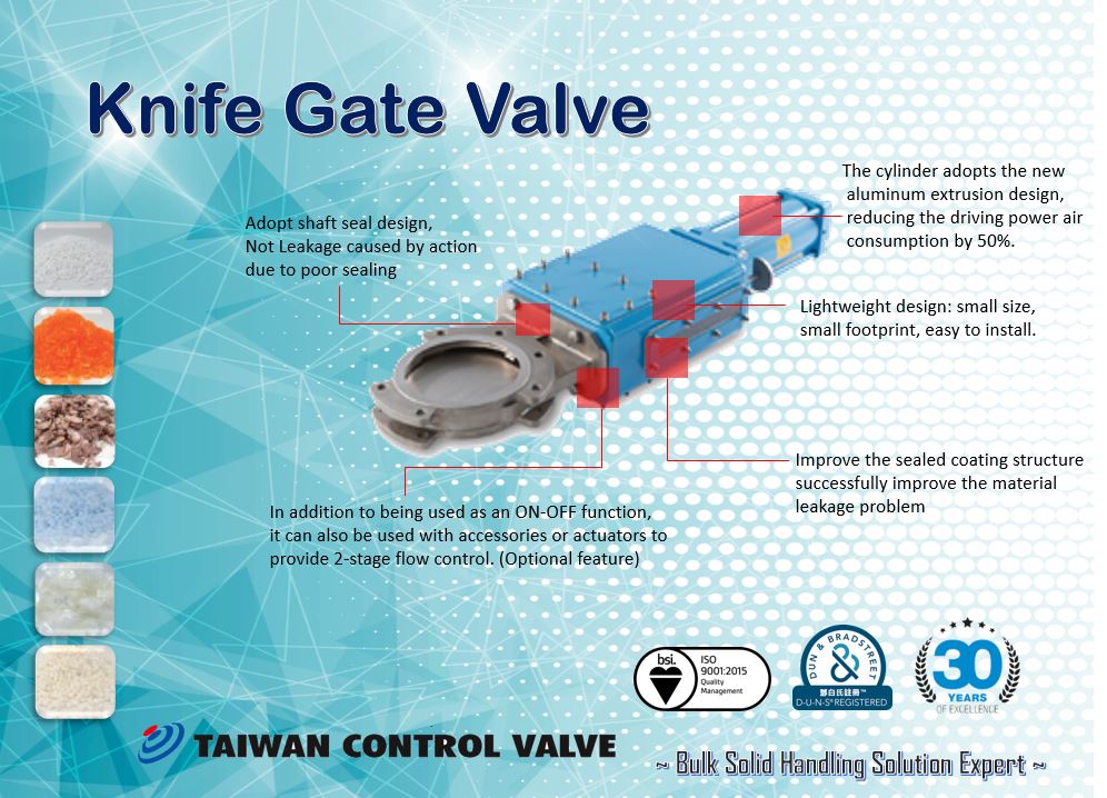 high performance knife gate valve