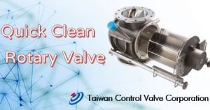 quick clean rotary valve